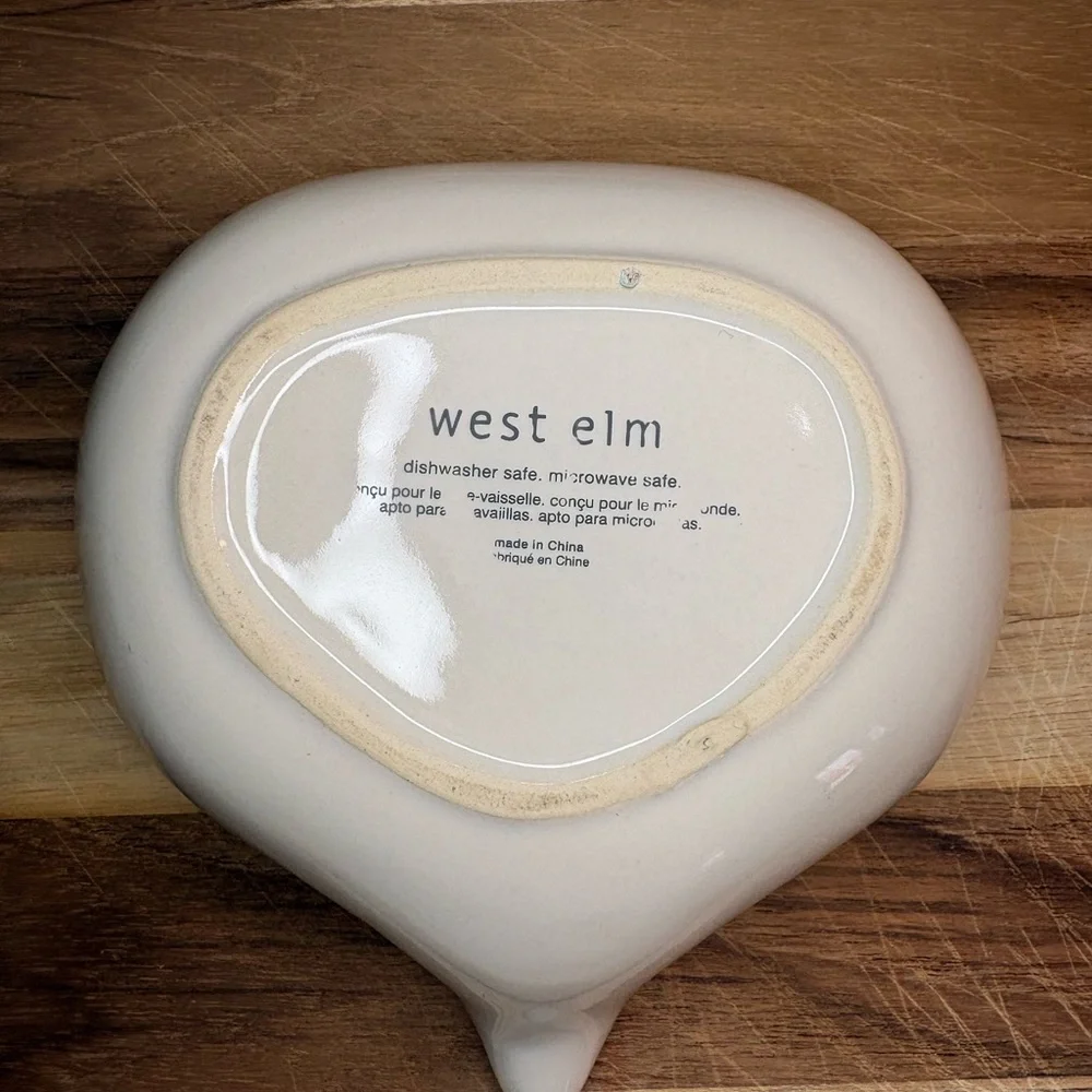 West Elm Ceramic Nesting Measuring Cups with Pour Spout, Colorful set of 4